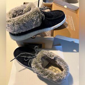 Women’s size 11 Hey Dude grey cheetah booties. In great condition! $27 OBO